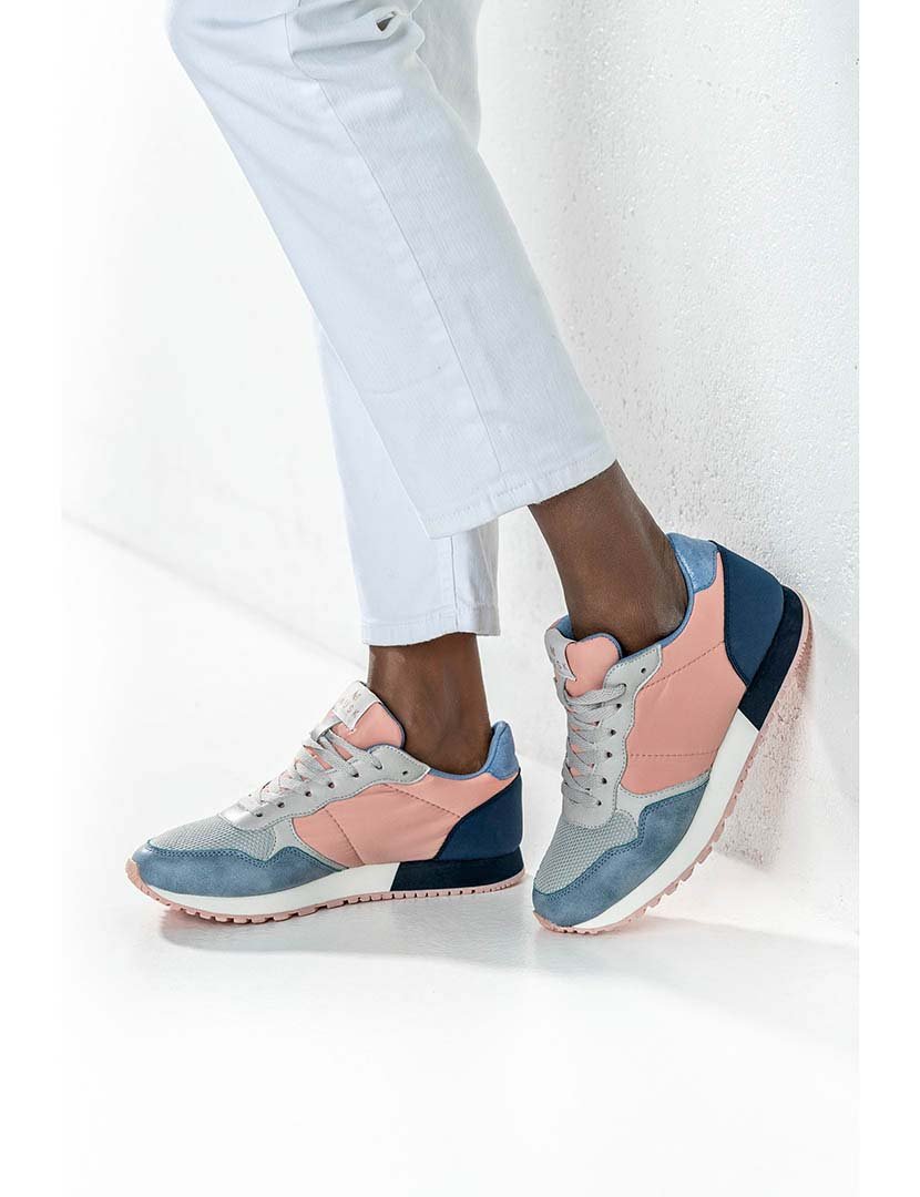 Ténis Senhora Rosa e Cinzento