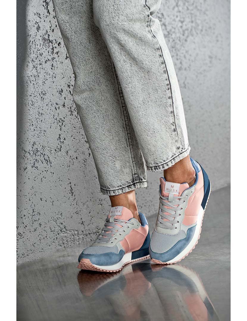 Ténis Senhora Rosa e Cinzento