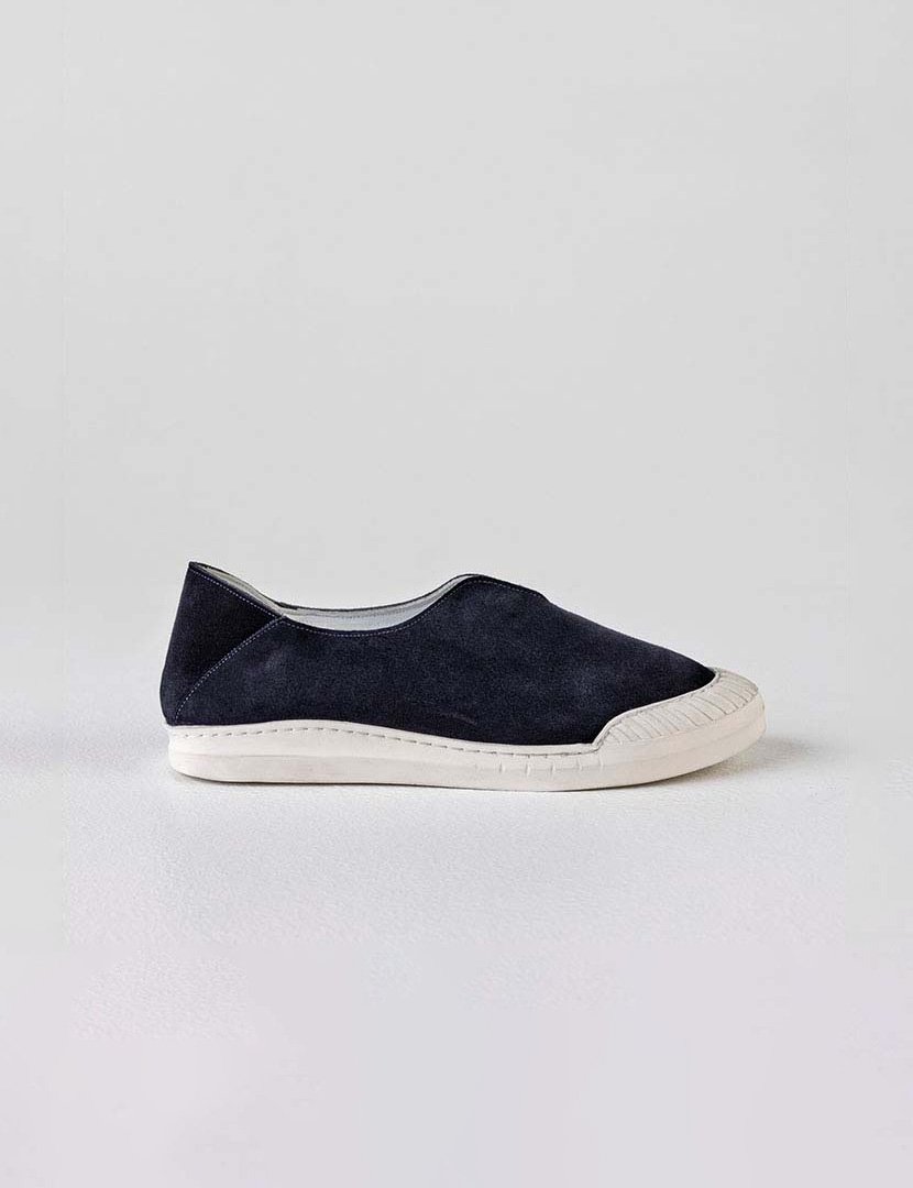 Slip On Camurça Senhora Azul