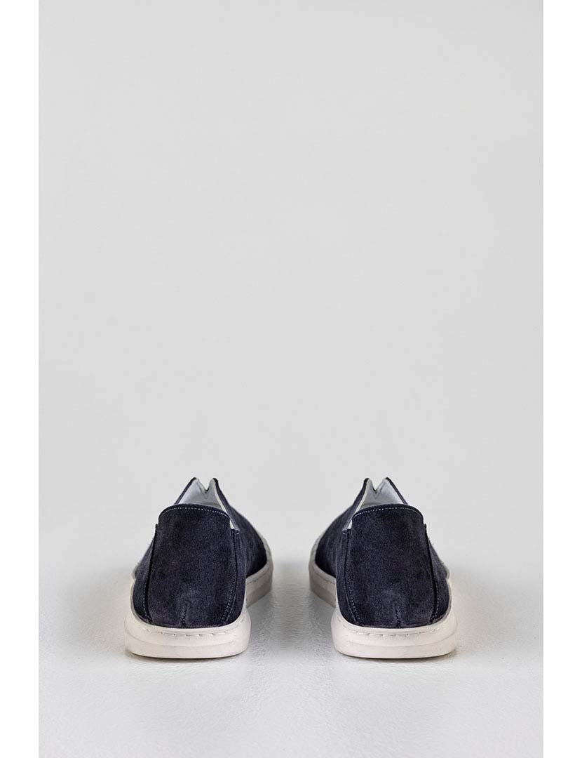 Slip On Camurça Senhora Azul