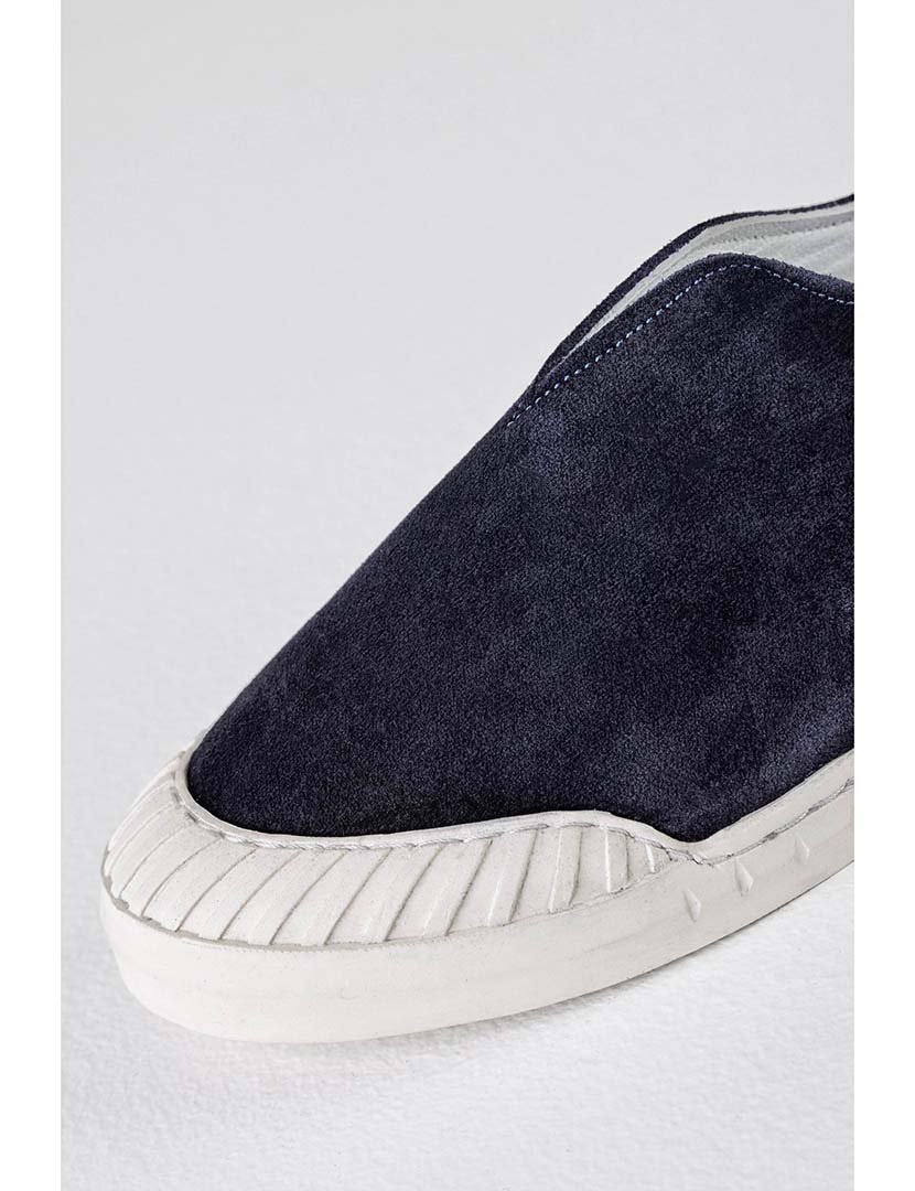 Slip On Camurça Senhora Azul