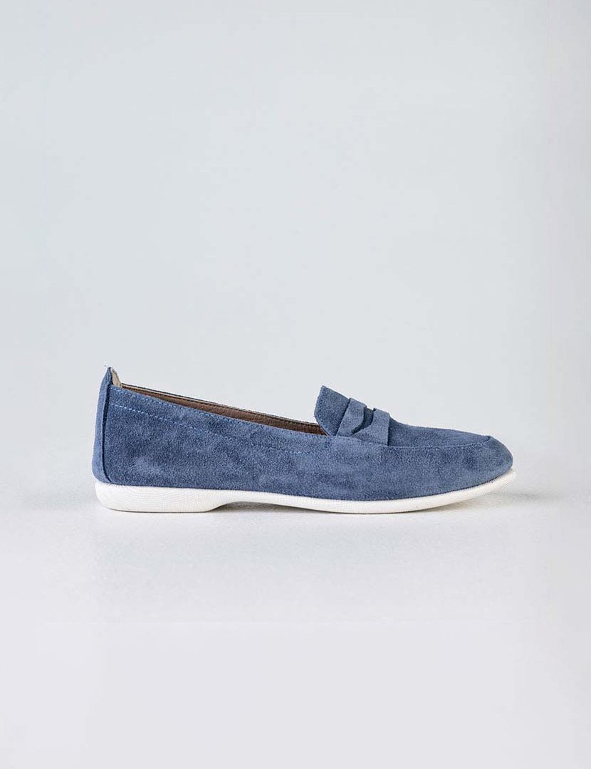 Mocassins Senhora Azul