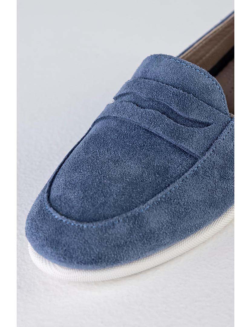 Mocassins Senhora Azul