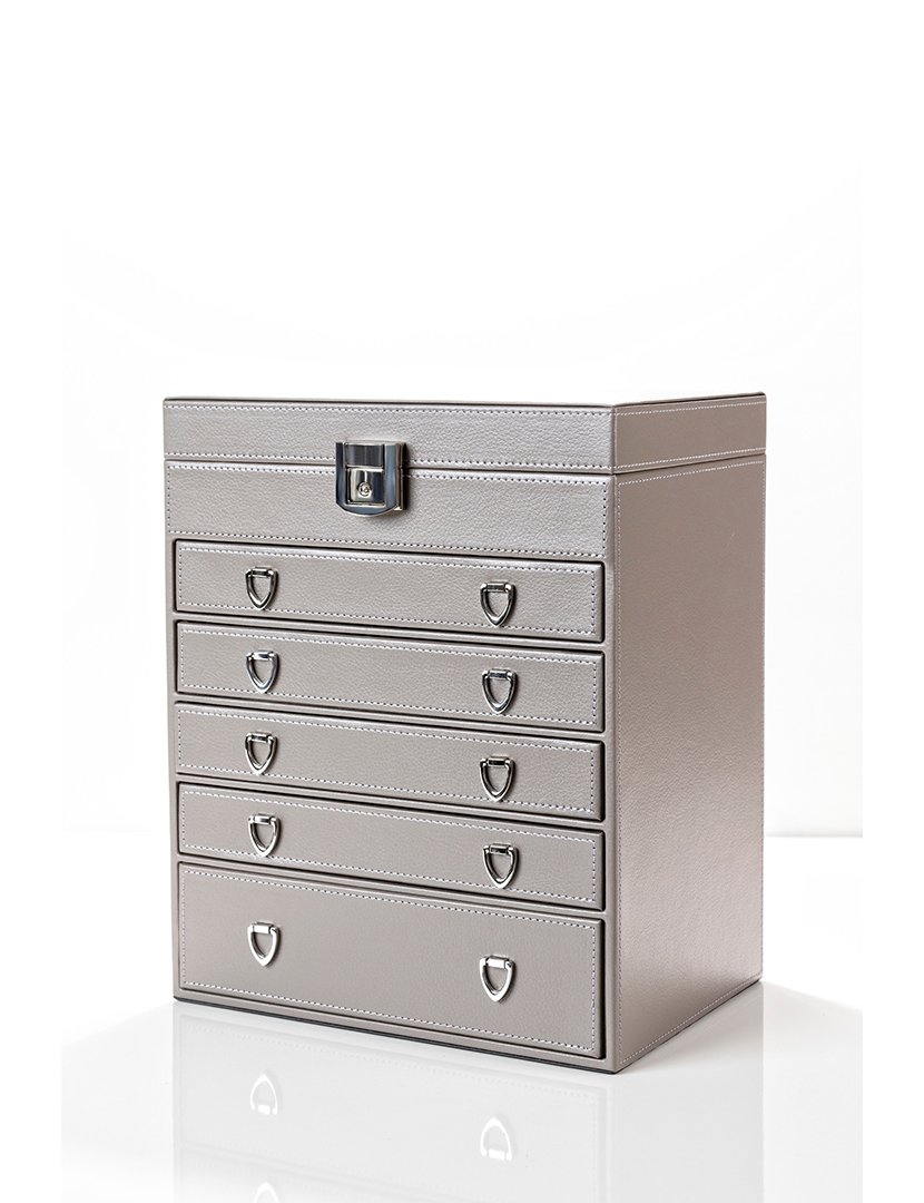 Caixa para Jóias + 2 Relógios Verona Cinzento