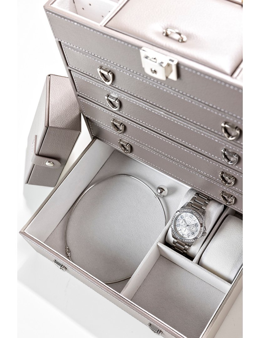 Caixa para Jóias + 2 Relógios Verona Cinzento