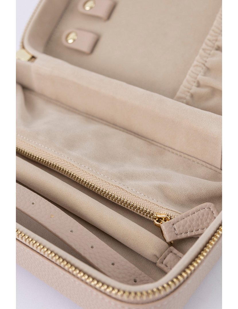 Caixa para Jóias Leather Bege
