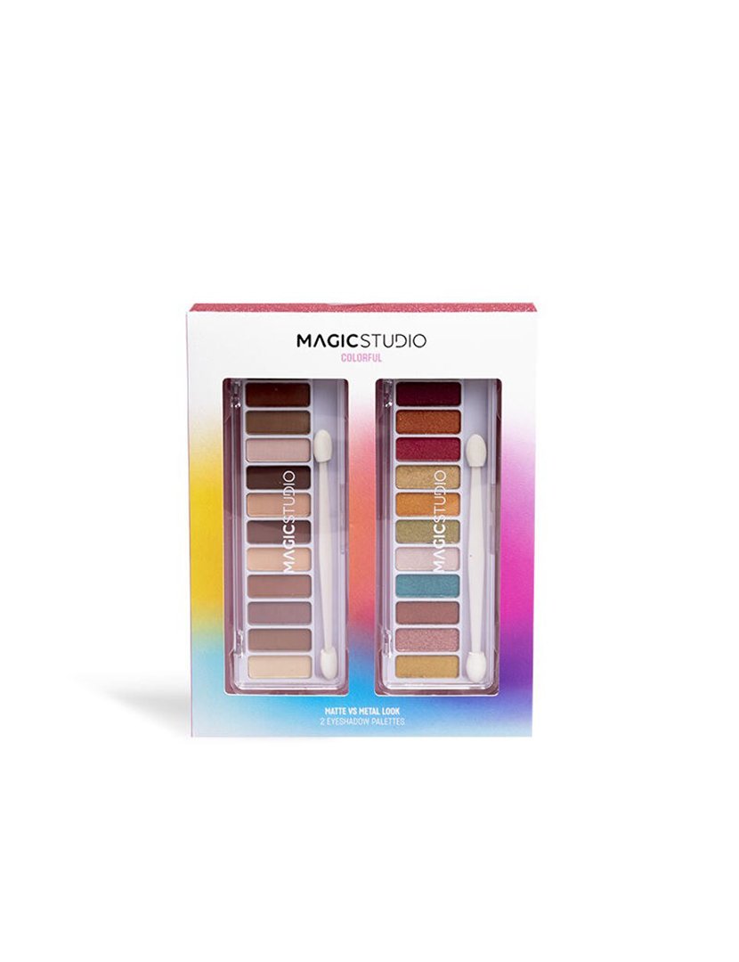 Palete de Sombras MatteVSmetal  Colorful