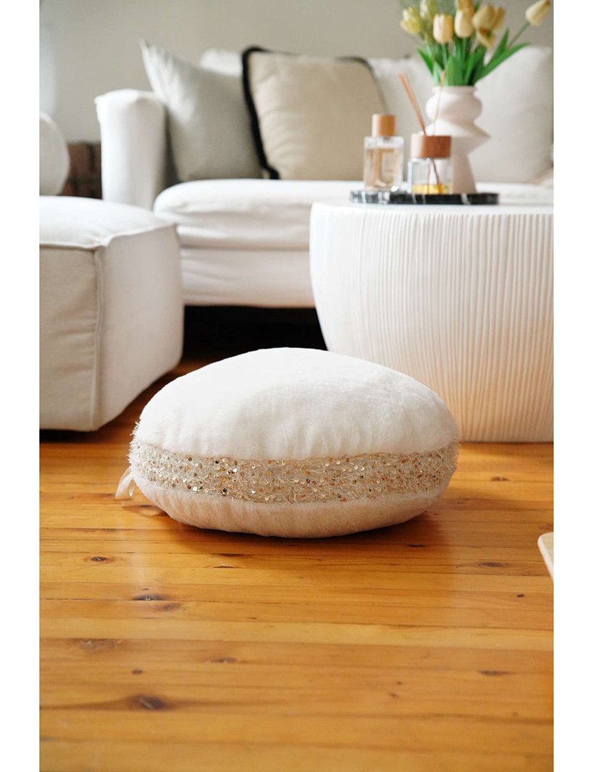 Almofada Decorativa Pelus Ecru