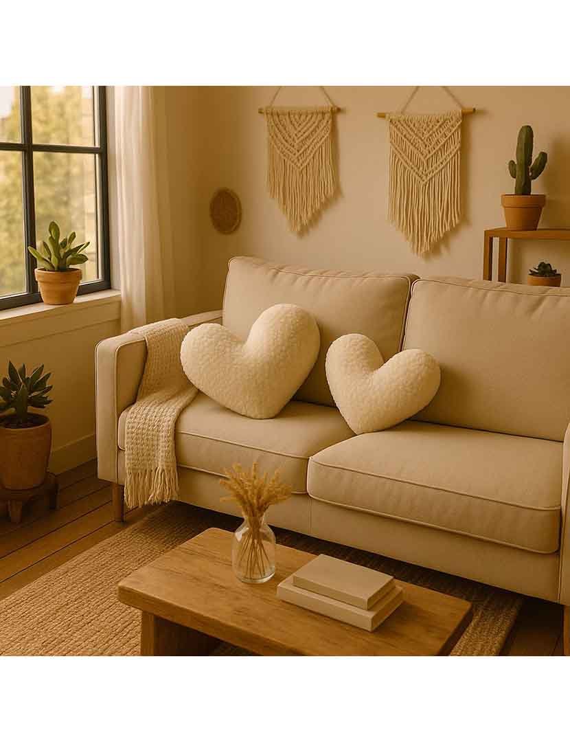 Almofada Teddy Kalp Small Bege Claro