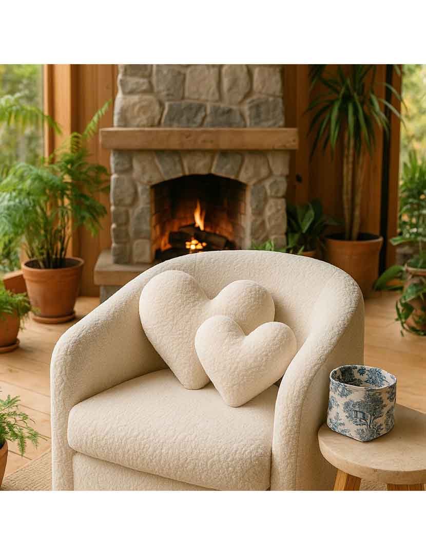 Almofada Teddy Kalp Small Bege Claro