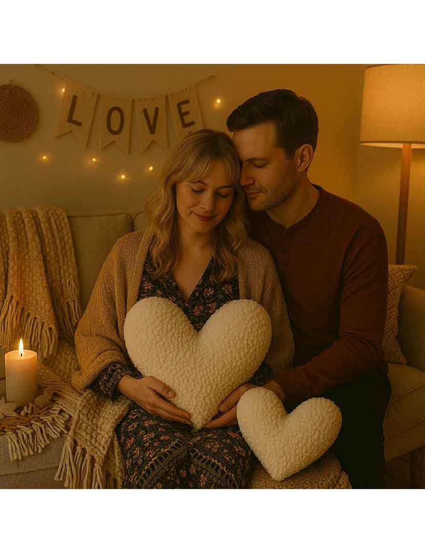 Almofada Teddy Kalp Small Bege Claro