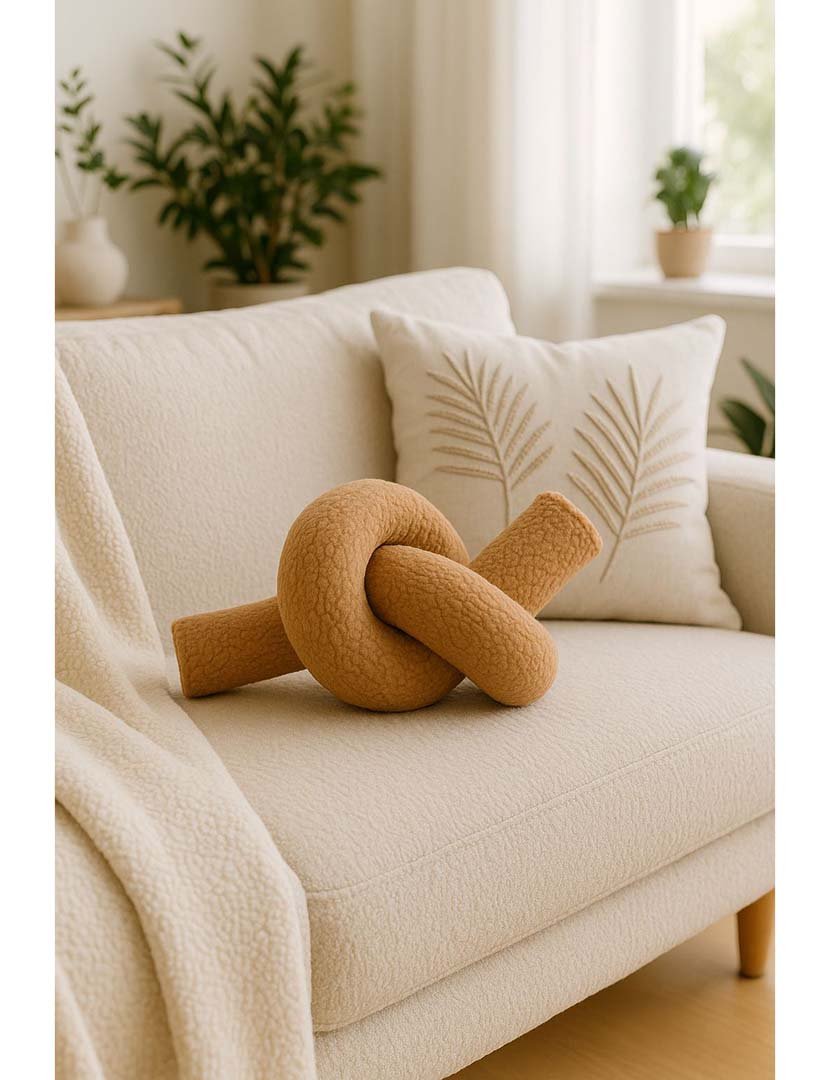 Almofada Ask Dugum Castanho