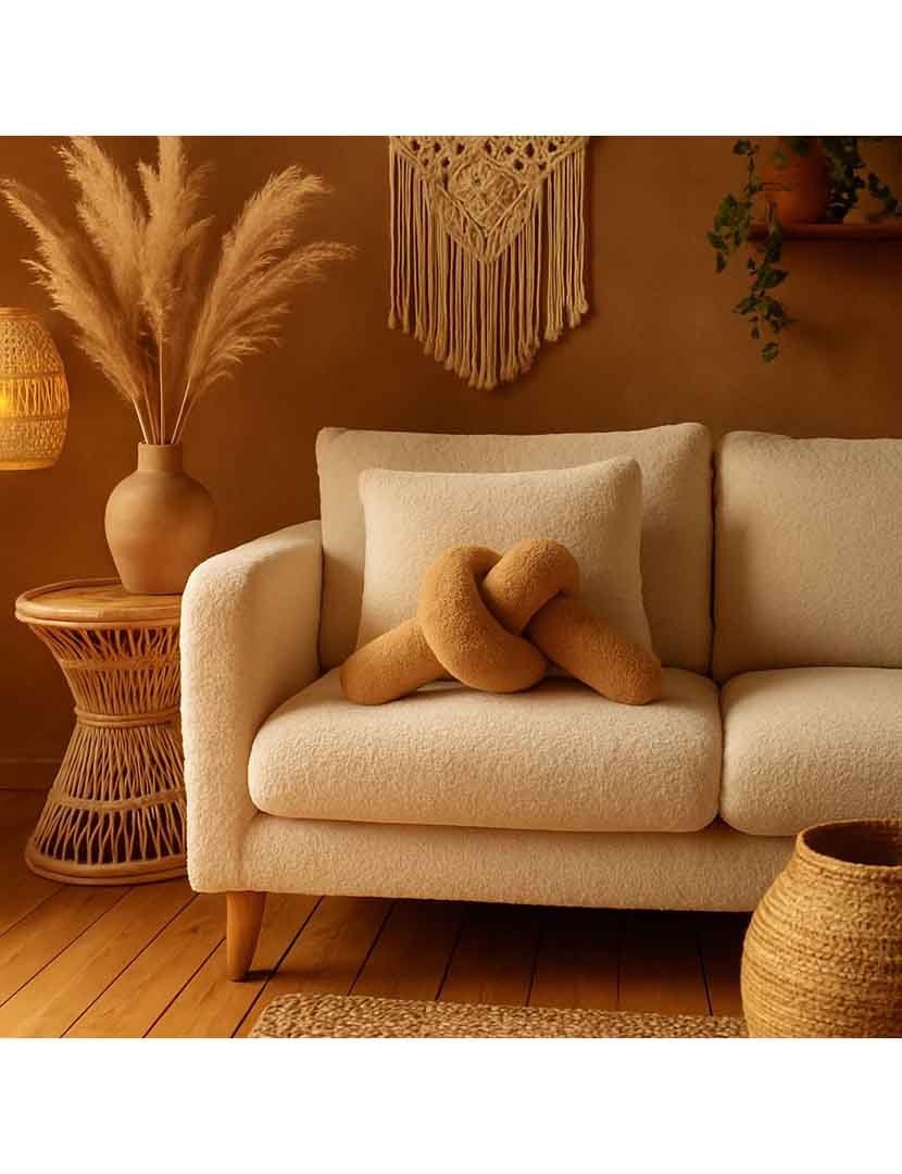 Almofada Ask Dugum Castanho