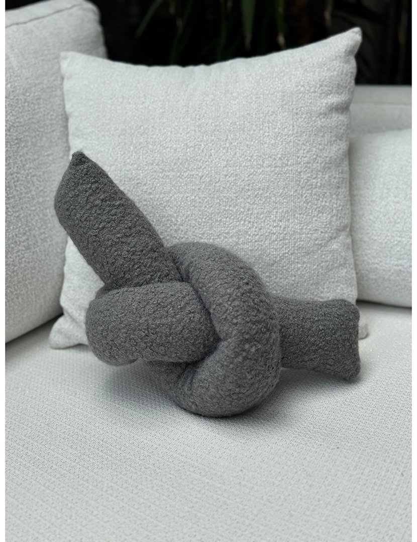 Almofada Ask Dugum Cinzento