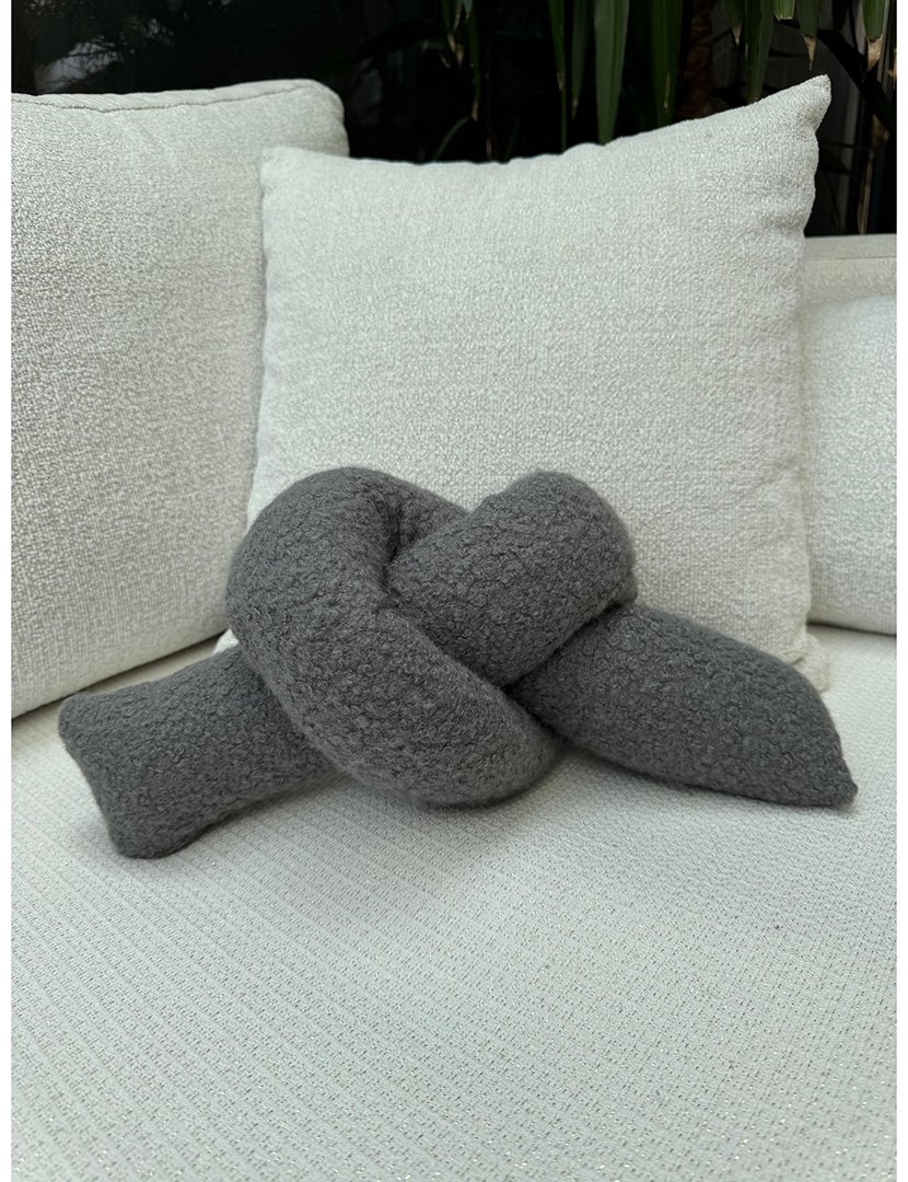 Almofada Ask Dugum Cinzento