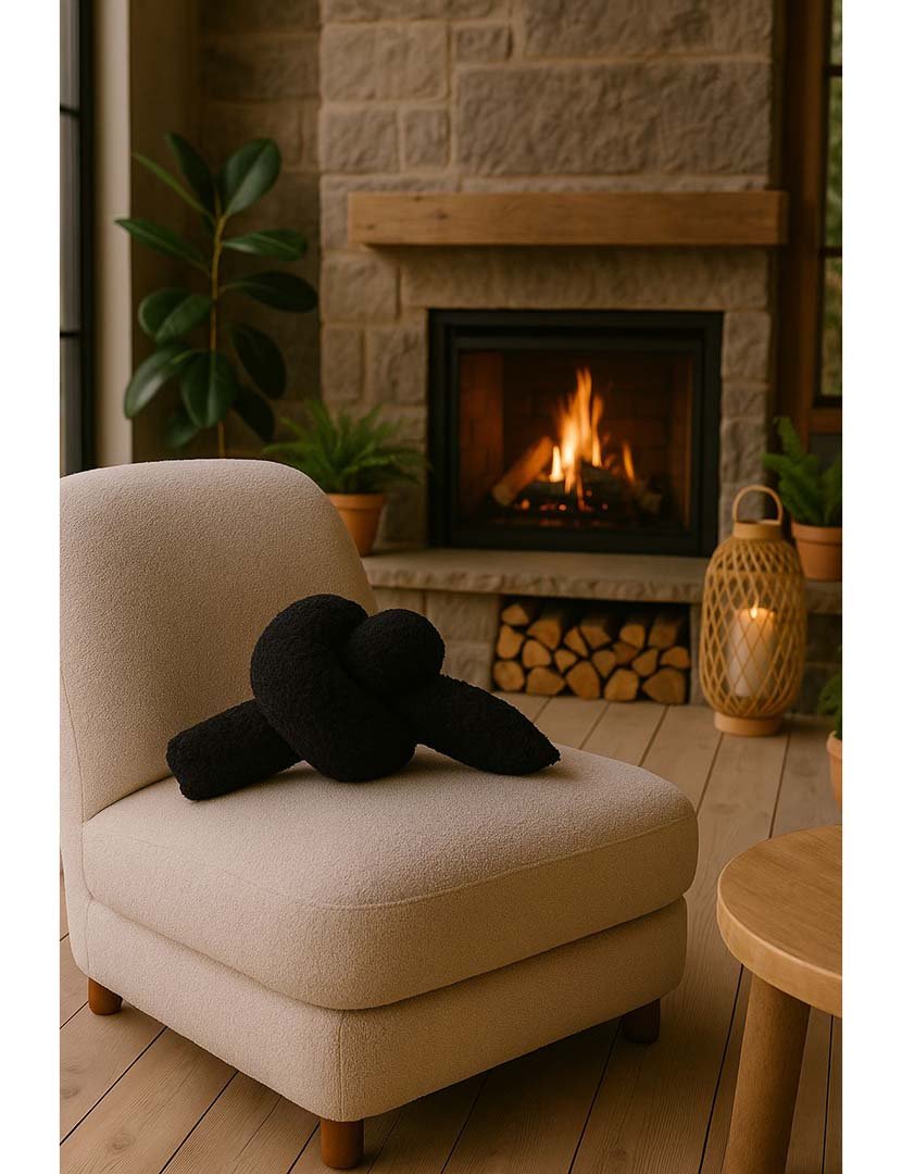 Almofada Ask Dugum Preto