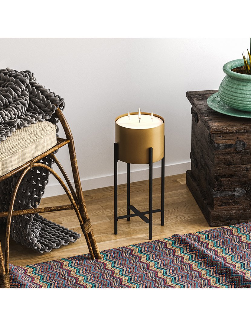 Vaso Decorativo Alto com Pés GED-026-A