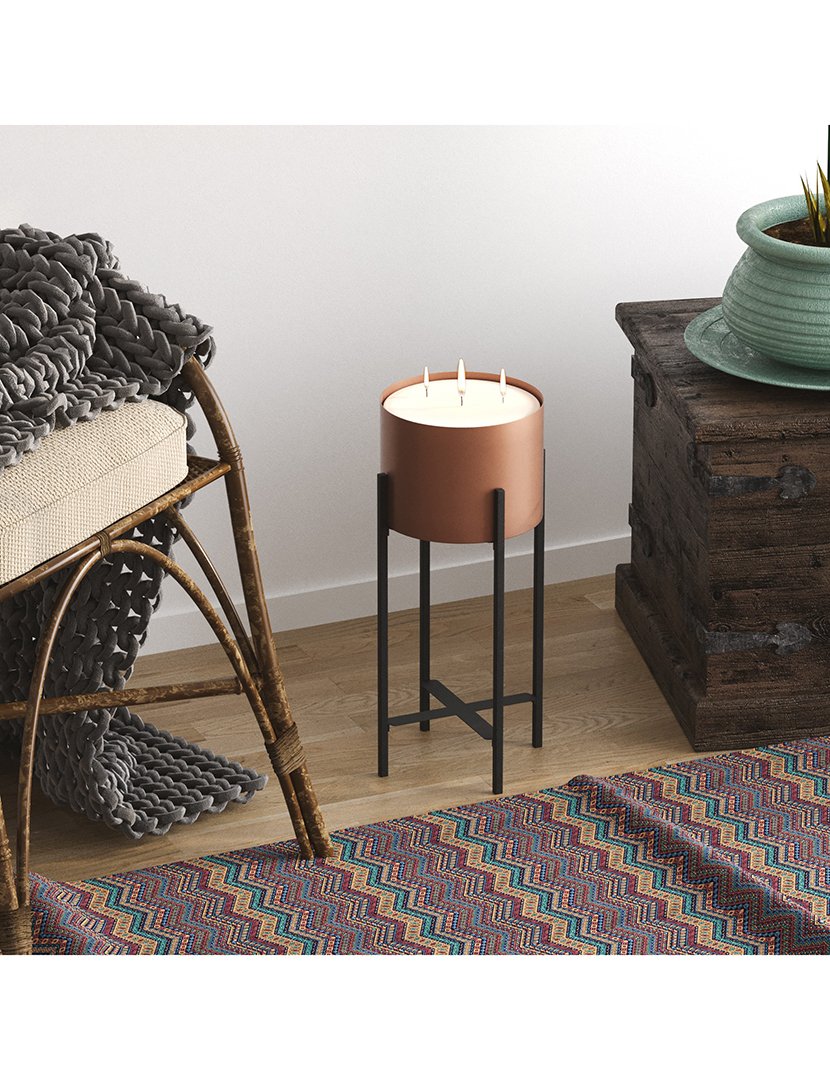 Vaso Decorativo Alto com Pés GED-026-B