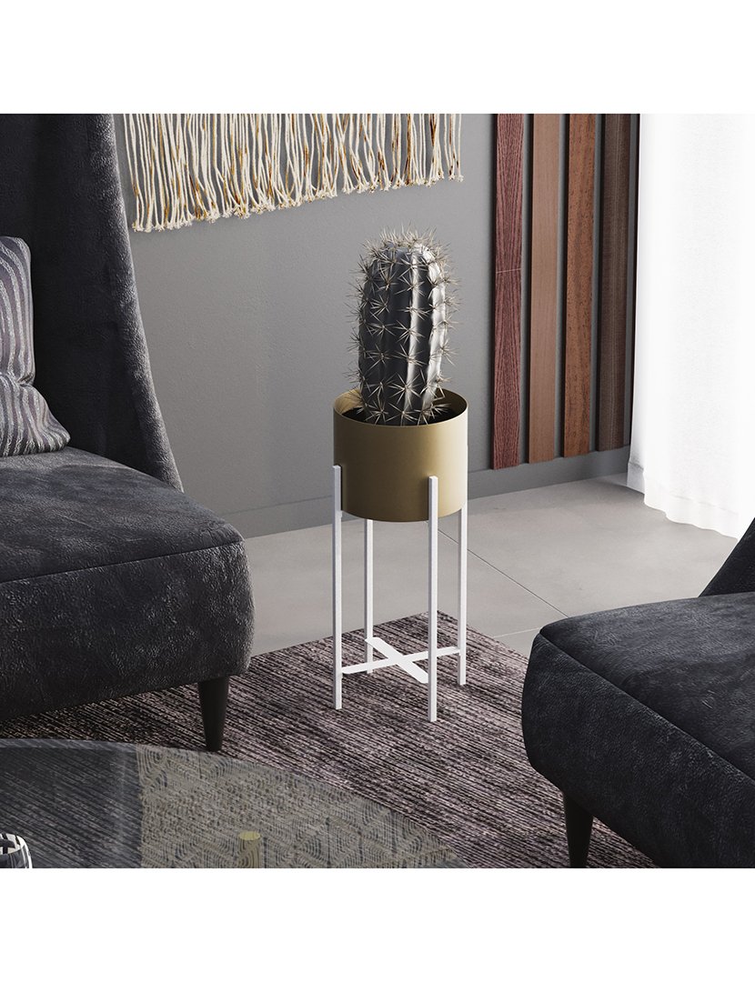 Vaso Decorativo Alto com Pés GED-026-C