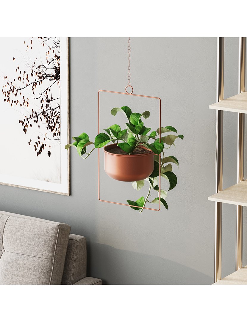 Vaso Decorativo Parapet Cobre