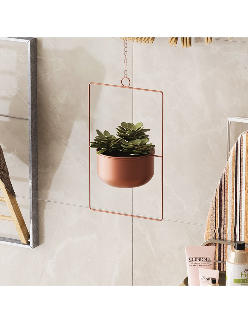 Vaso Decorativo Parapet Cobre