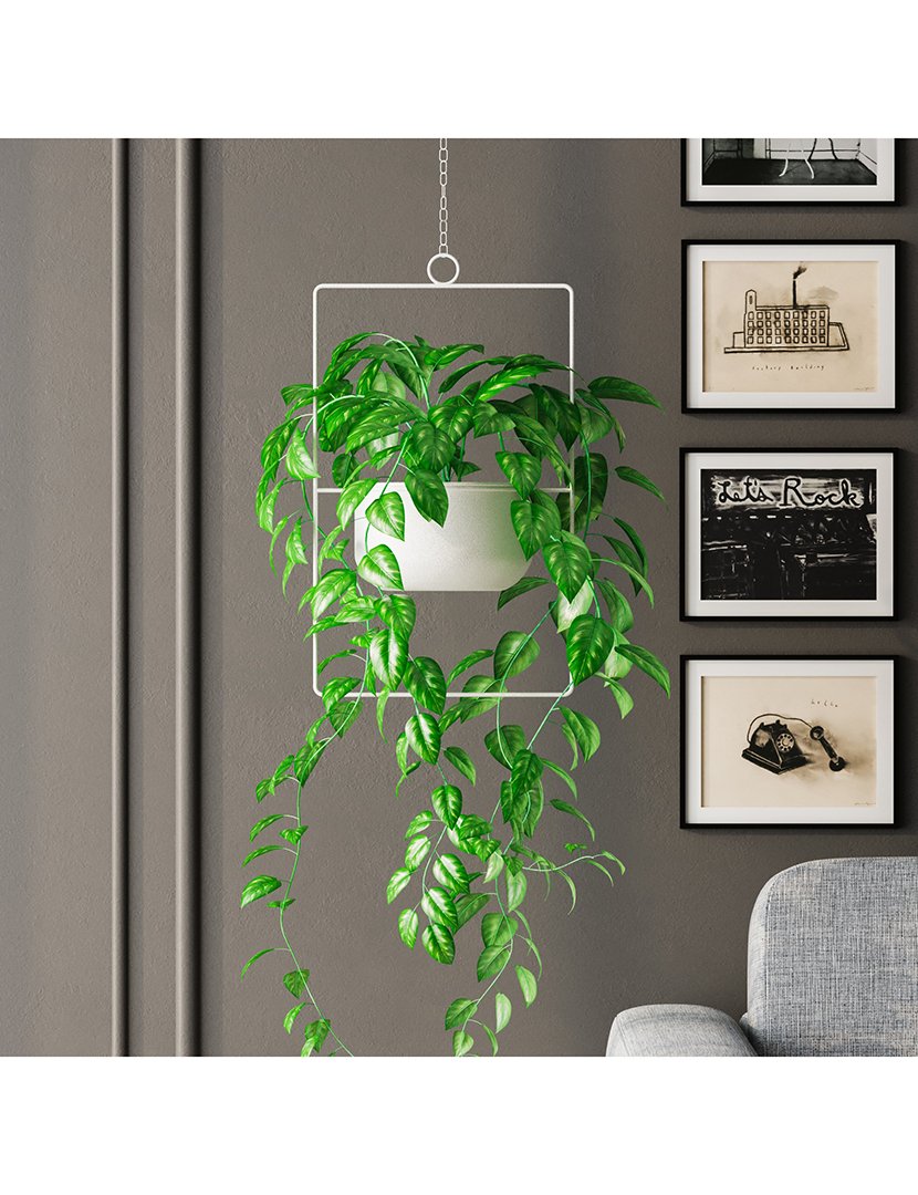 Vaso Decorativo Parapet Branco