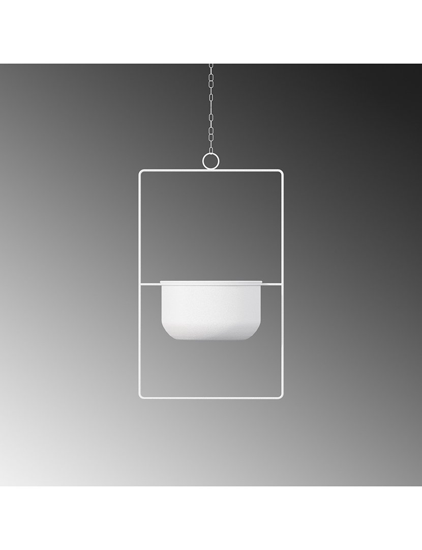 Vaso Decorativo Parapet Branco