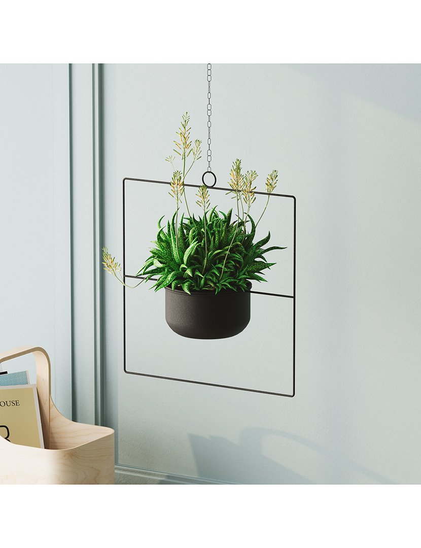 Vaso Decorativo Pandantif Preto