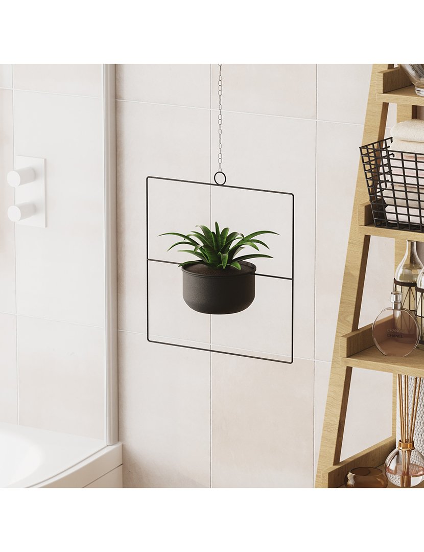 Vaso Decorativo Pandantif Preto