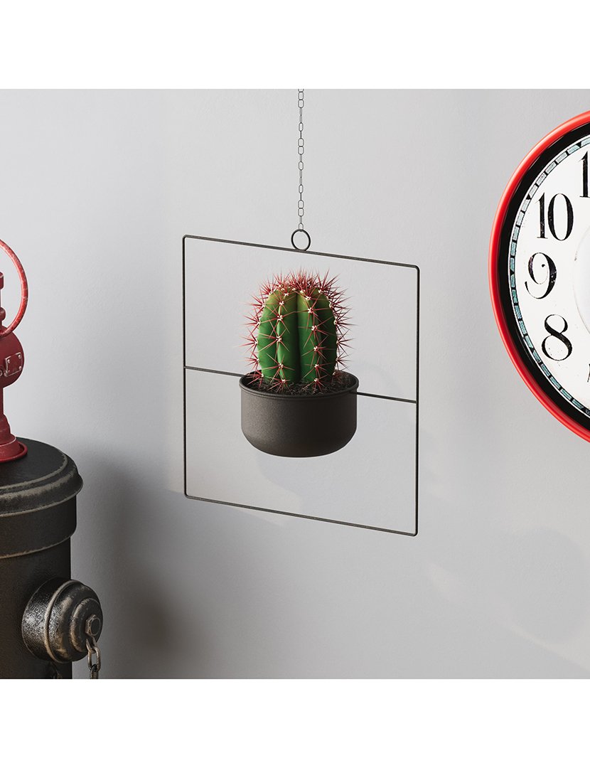 Vaso Decorativo Pandantif Preto