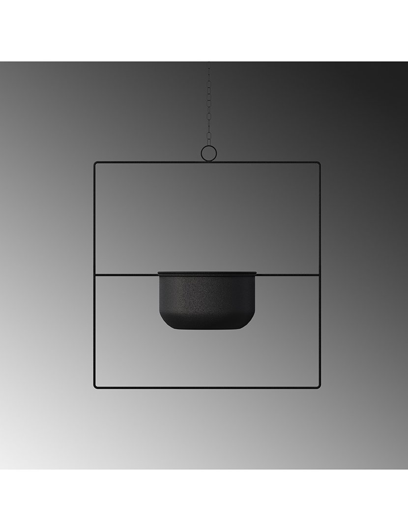 Vaso Decorativo Pandantif Preto