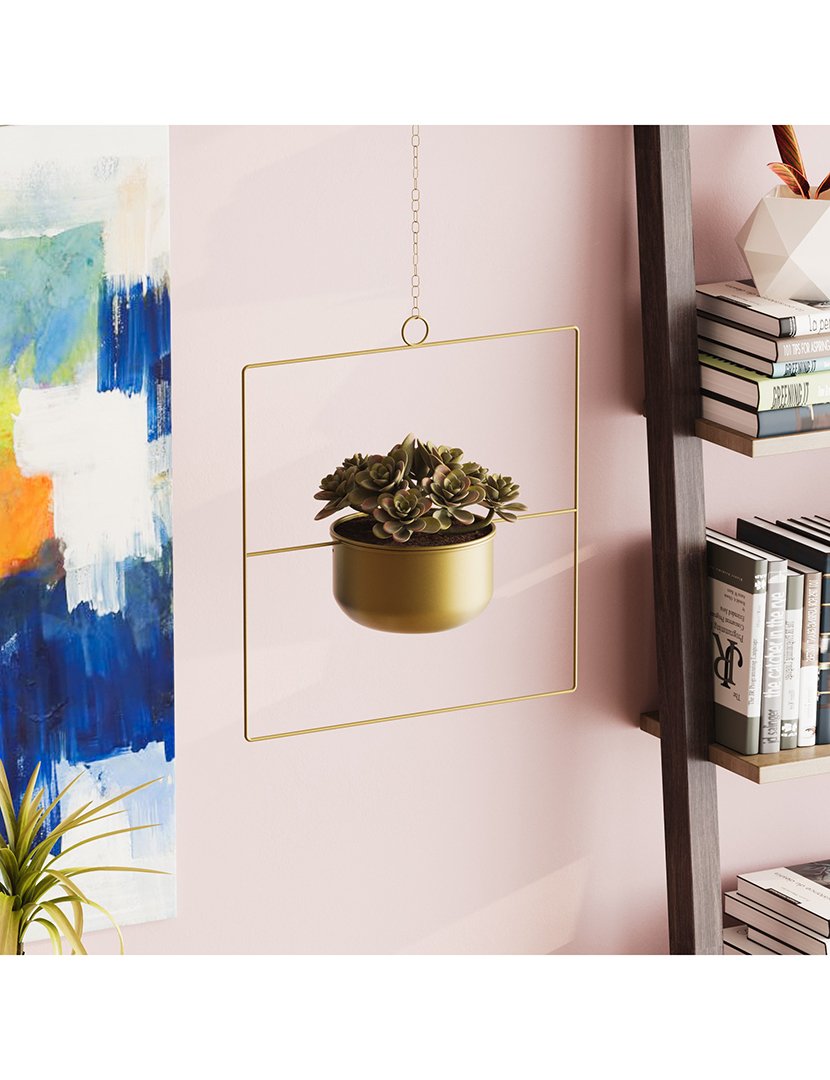 Vaso Decorativo Pandantif Dourado