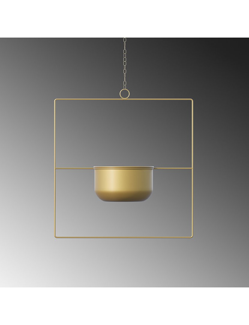 Vaso Decorativo Pandantif Dourado