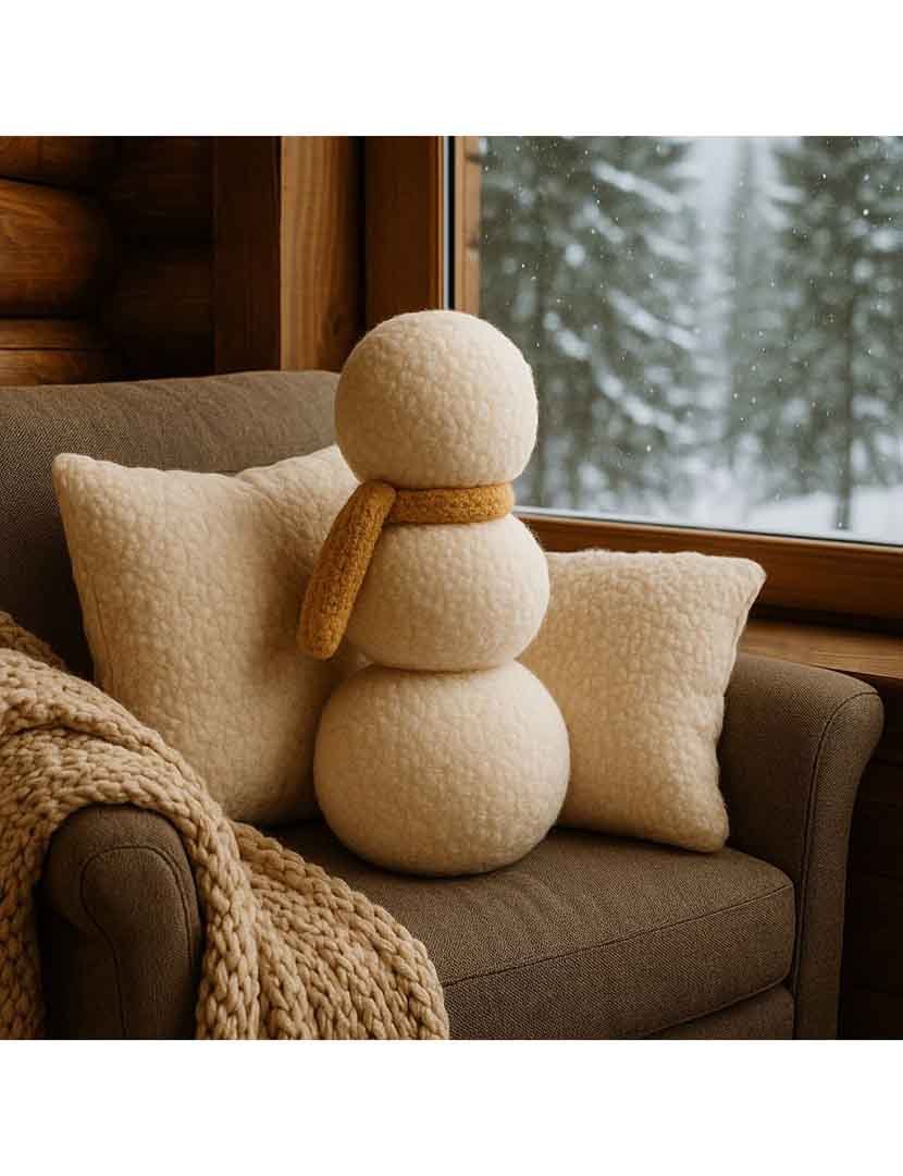 Almofada Kardan Adam - Castanho