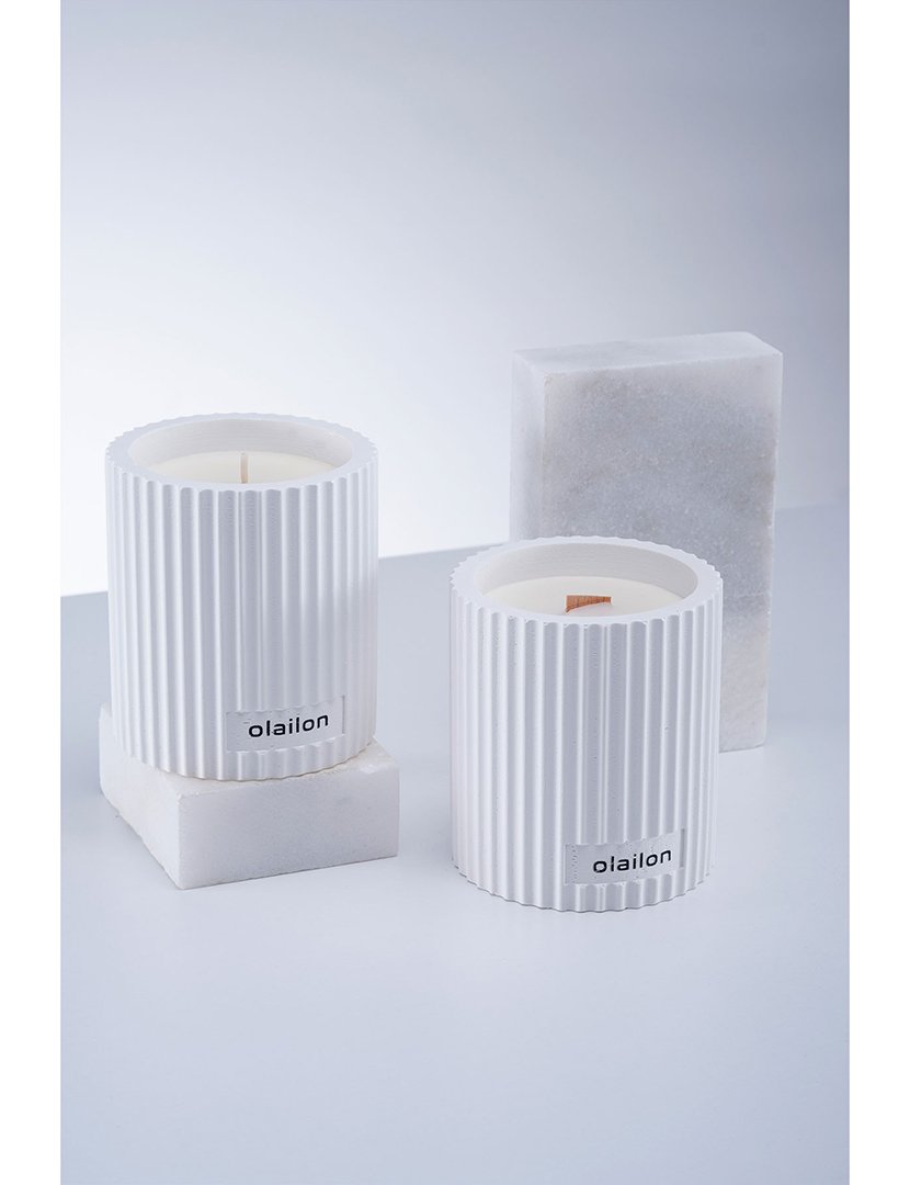 Vela Damla Branco v2