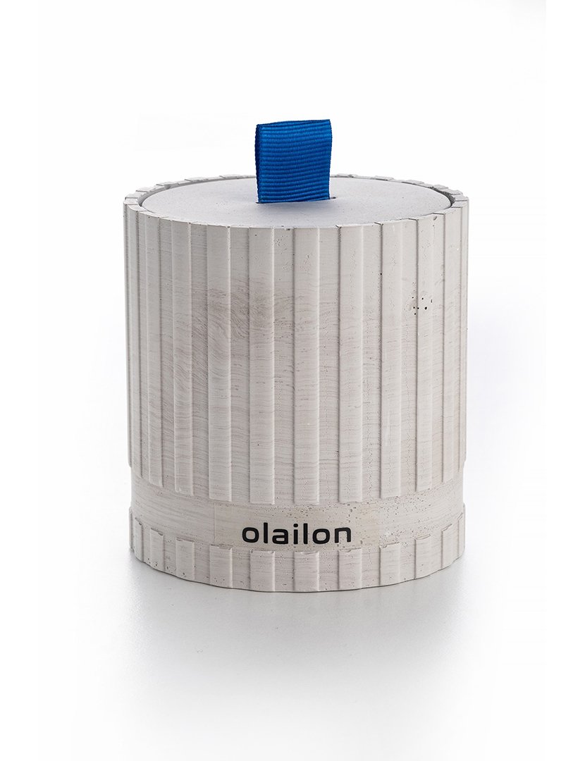 Vela Sutun Cinzento e Azul