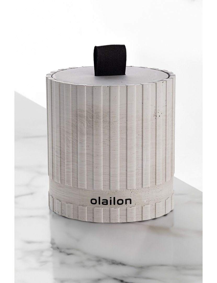 Vela Sutun Cinzento e Preto