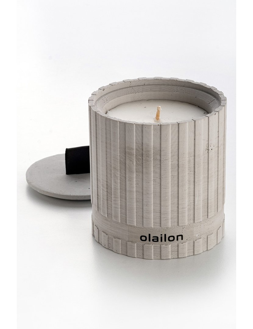 Vela Sutun Cinzento e Preto