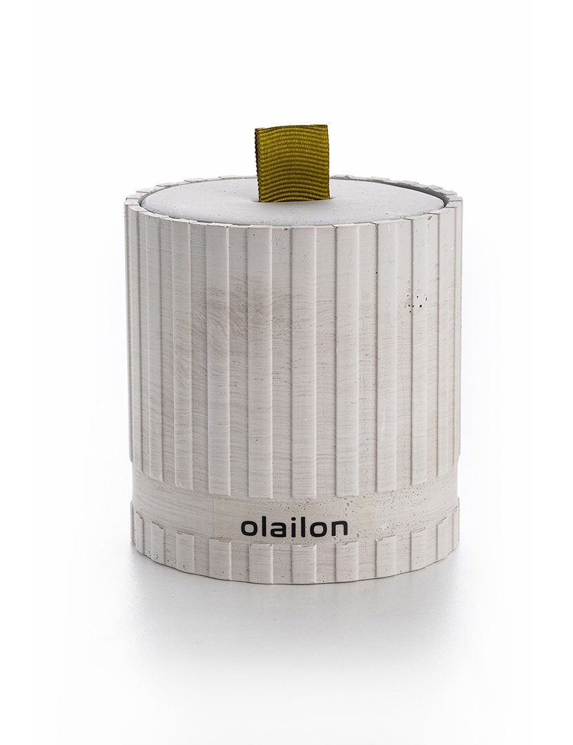 Vela Sutun Cinzento e Verde