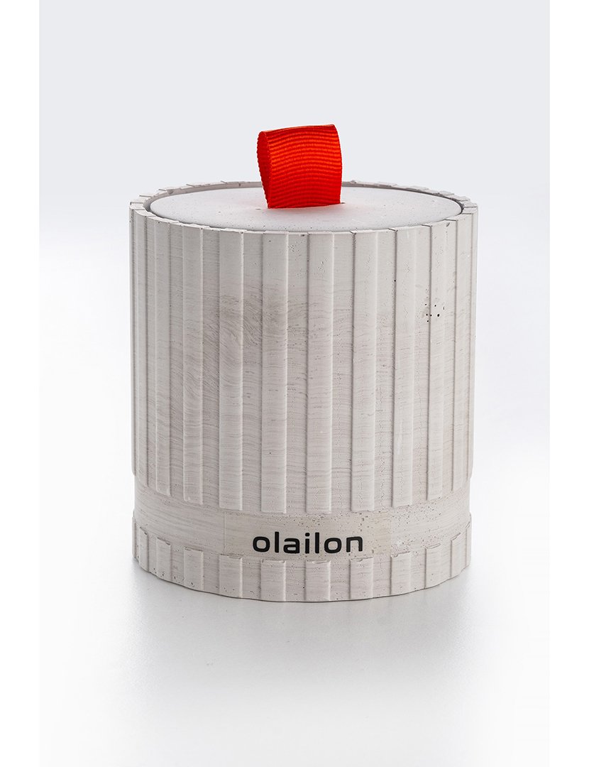 Vela Sutun Cinzento e Vermelho