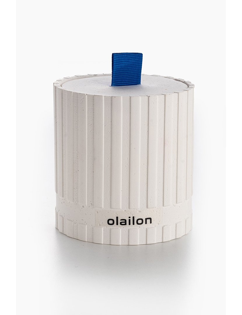 Vela Sutun Branco e Azul