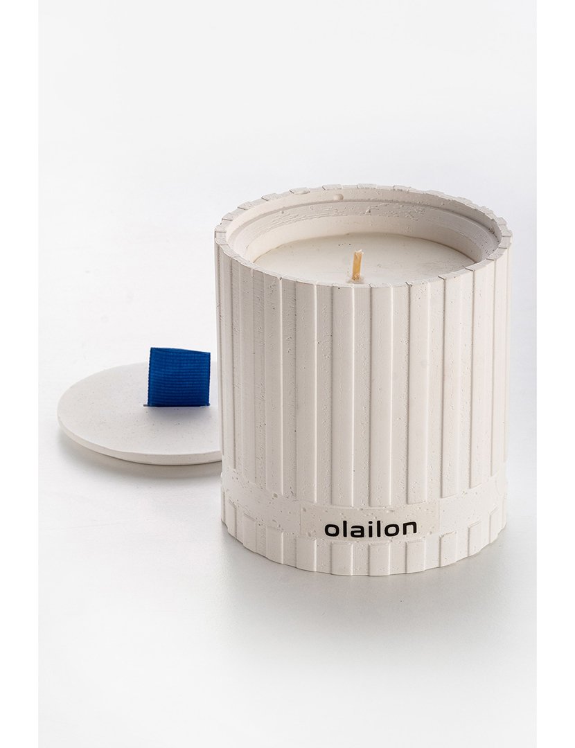 Vela Sutun Branco e Azul