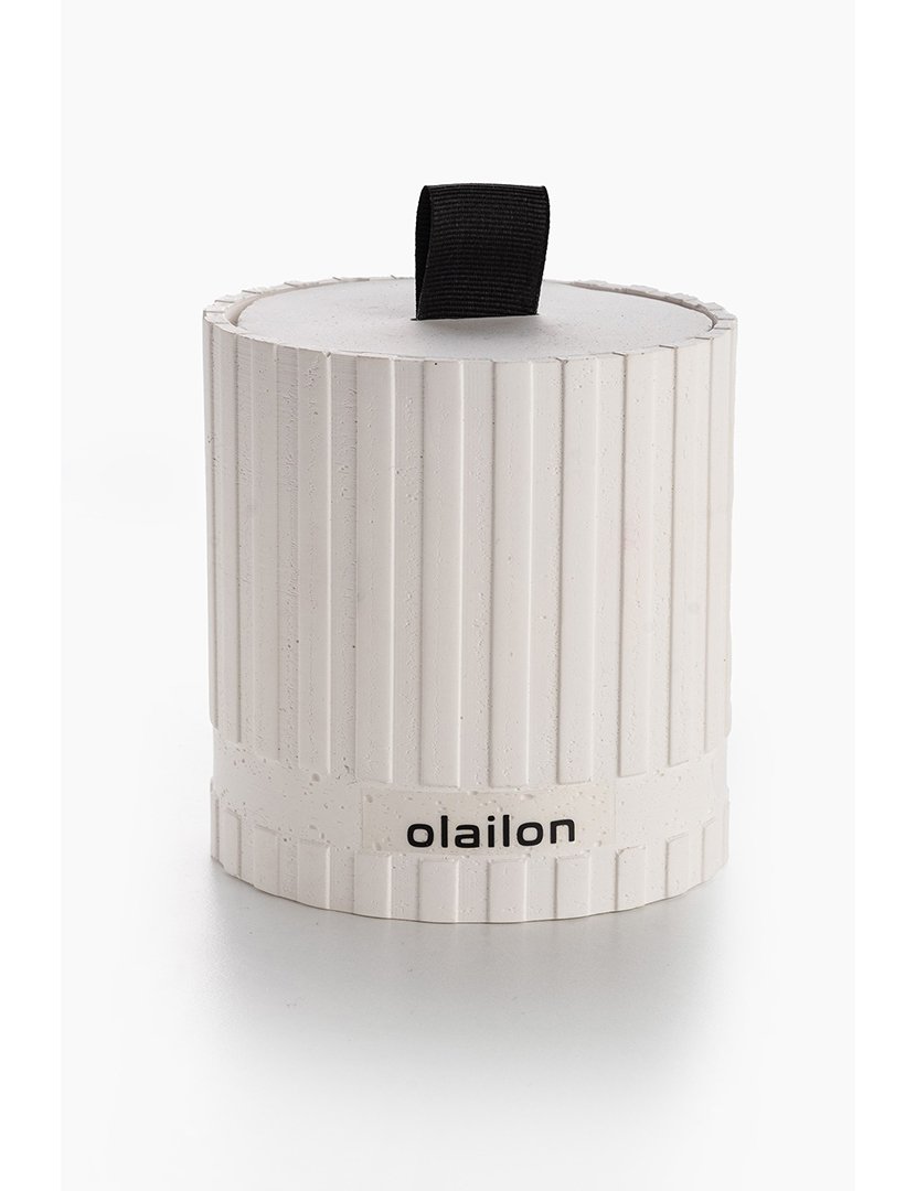 Vela Sutun Branco e Preto