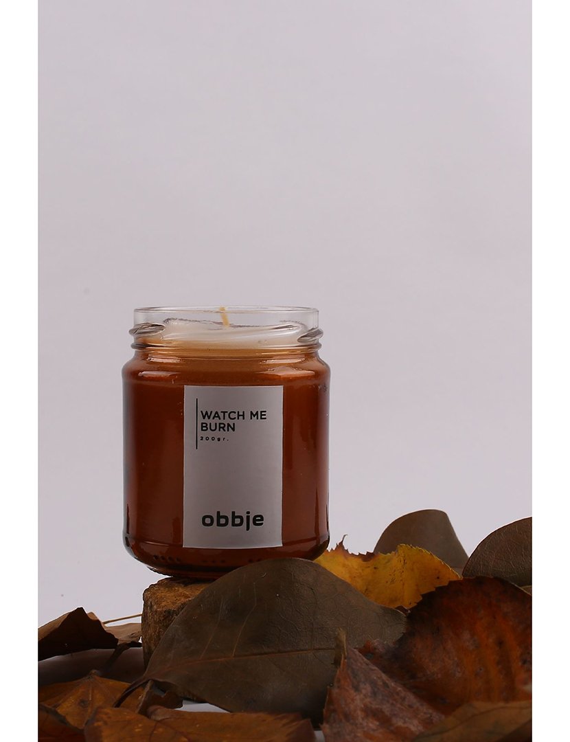 Vela Watch Me Burn Âmbar