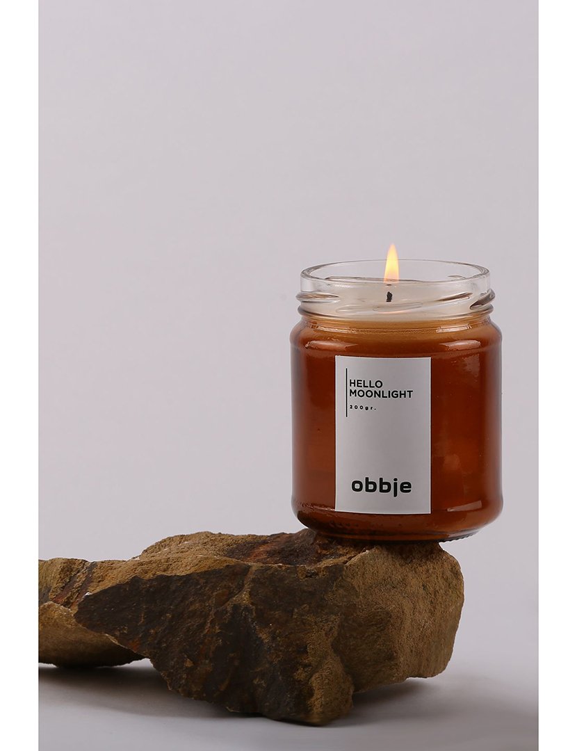 Vela Hello Moonlight Âmbar