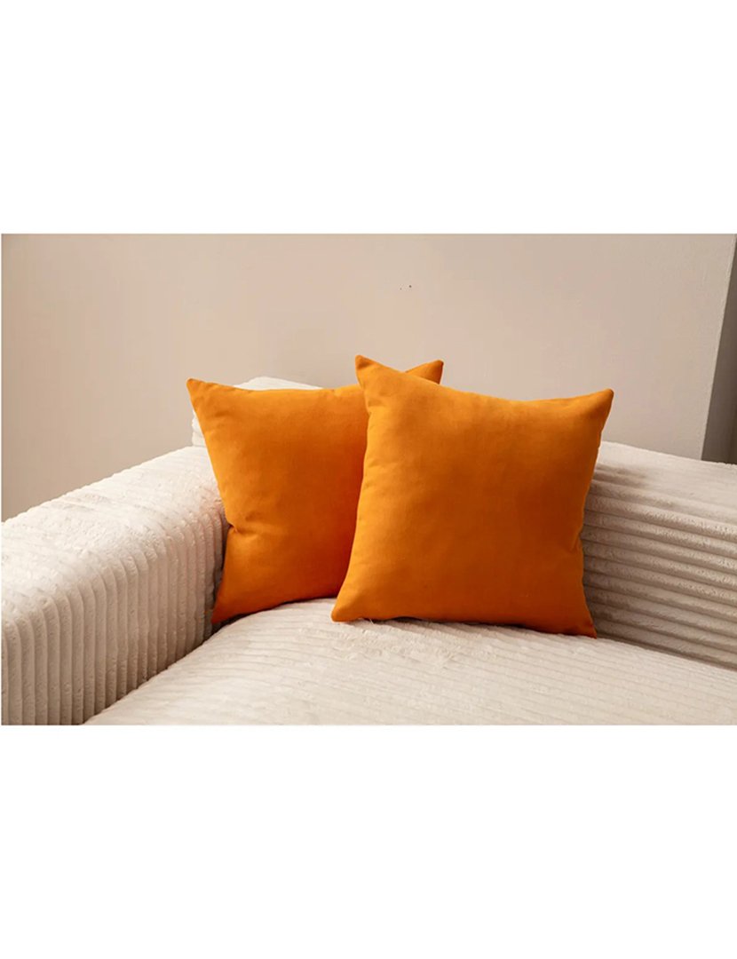 Conjunto 2 Capas de Almofadas Laranja