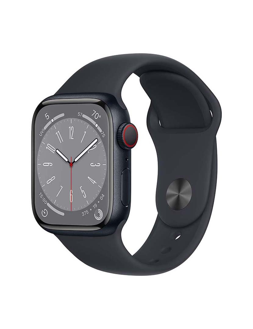 Apple Watch Series 8 41mm GPS Cellular Aluminum Case Black/Black