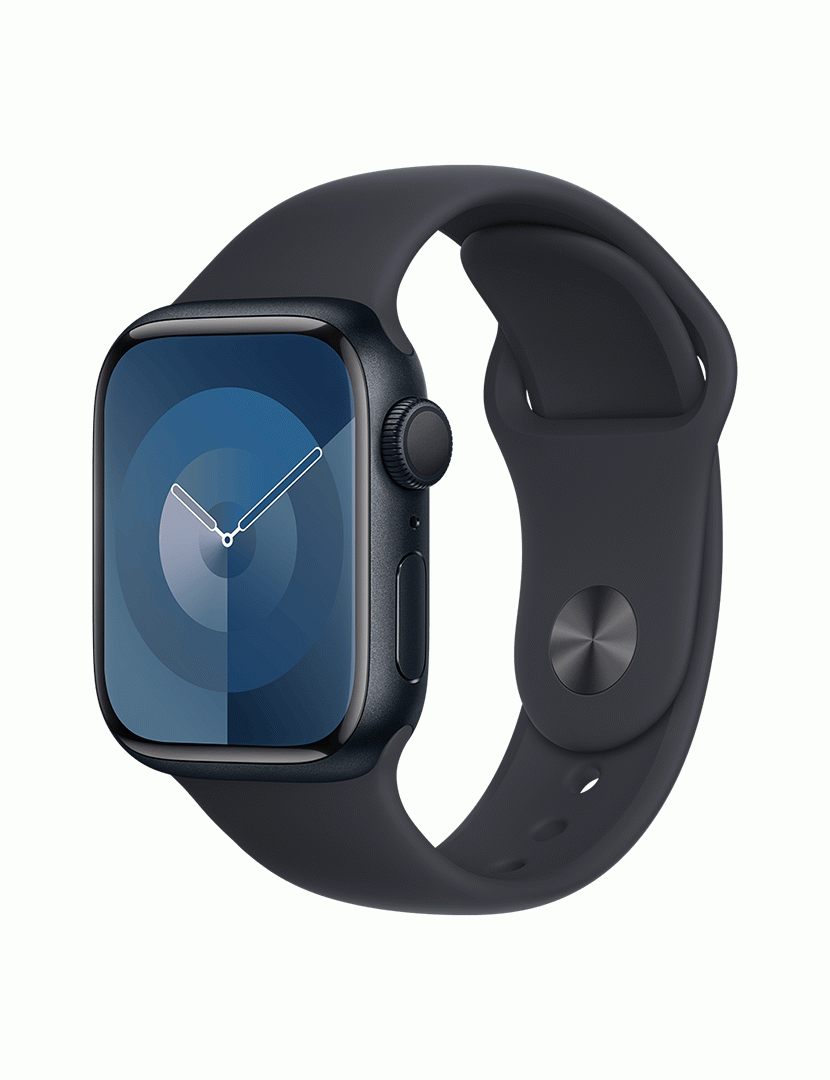 Apple Watch Series 9 41mm GPS Aluminum Case Black/Black