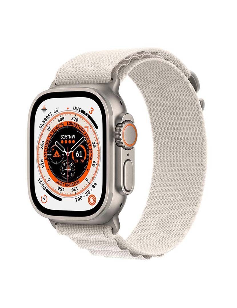 Apple Watch Ultra 2 49mm GPS Cellular Titanium Case Silver/White