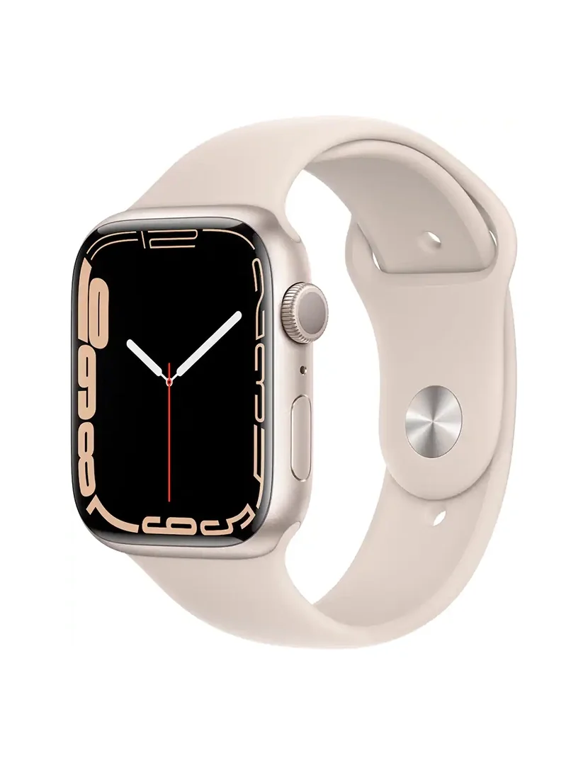 Apple Watch Series 7 45mm GPS Aluminum Case Gold/Beige